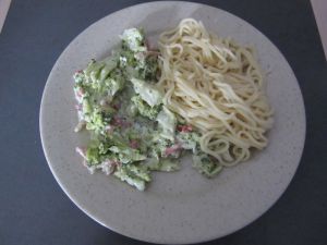 Recette Pâtes à la carbonara aux brocolis (cookéo ou pas)