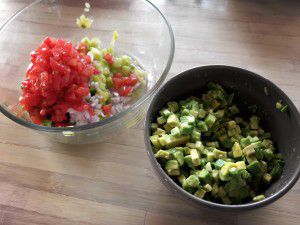 Recette Salade asperges – avocats – tomates
