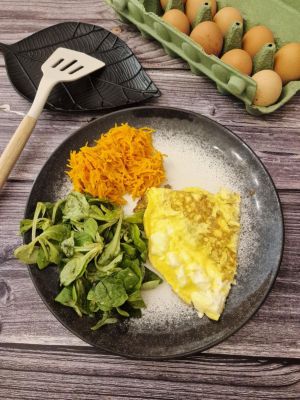 Recette Omelette au fromage frais