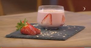 Recette Smoothie au lait de cajou et aux fraises, Lamset Chahrazad