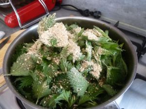 Recette Soupe d'orties aux champignons shitakés secs