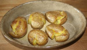 Recette Pommes de terre tapées pour accompagner une basse-côte de bœuf à la plancha