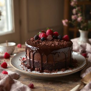 Recette Gâteau au chocolat sans beurre