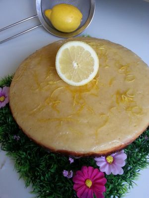 Recette Moelleux citron, glaçage acidulé