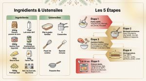 Recette Gratin de Noël au saumon économique : recette festive
