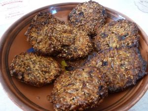 Recette Cookies légers à la pomme et aux graines, sans sucre ni farine ni beurre