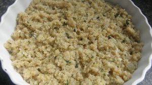 Recette Purée Quinoa, lentilles corail, courgettes