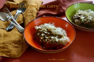 Recette Curry de joues de porc