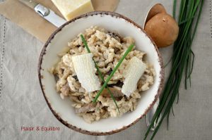 Recette Risotto aux champignons