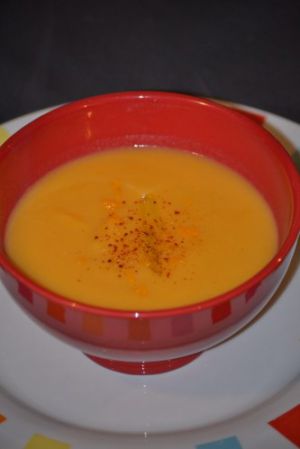 Recette Velouté de patates douces,fenouil et orange sanguine