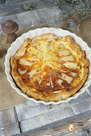 Recette Tarte aux poireaux et au reblochon