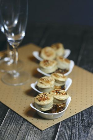 Recette Boudin blanc au confit d’oignon et pomme au miel et aux épices