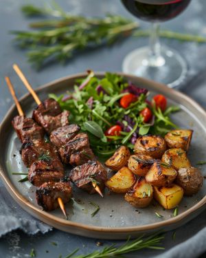 Recette Savoureuse : Brochettes d’Agneau au Romarin Faciles à Préparer