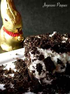Recette Gâteau Oréo pour les délices des lapins de Pâques