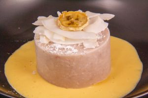 Recette Glace Banane et Coco, coulis mangue passion