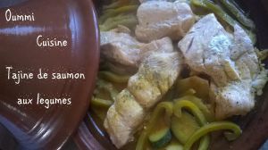 Recette Tajine de saumon et légumes