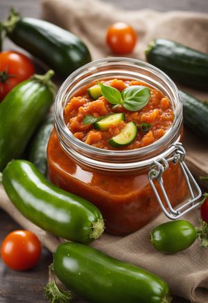 Recette Conserves de courgette à la tomate *