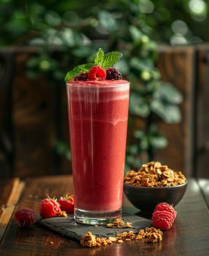 Recette Smoothie Fruit Rouge Facile et Savoureux