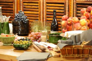 Recette Buffet pour fêter le Beaujolais nouveau, mais aussi le Côtes du Rhône primeur, …