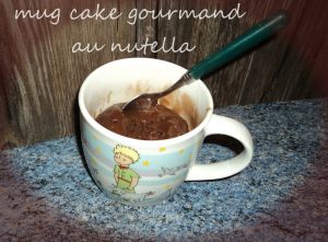 Recette Mug cake au nutella