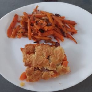 Recette Crumble de patates douces au combi ninja