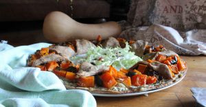 Recette Tarte couronne à la butternut