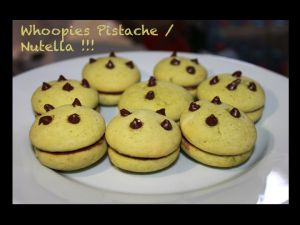 Recette Whoopies Pistache / Nutella