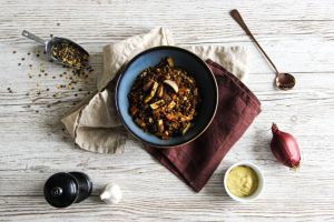 Recette Mitonné de lentilles au tofu