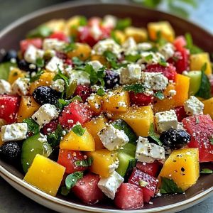 Recette Salade Fraîcheur Fruitée : Recette Facile et Savoureuse