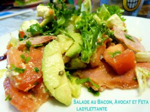 Recette Salade au Bacon, Avocat et Feta