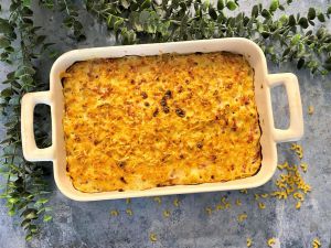 Recette Gratin de pâtes au jambon de Cyril Lignac