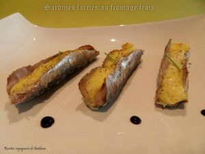 Recette Sardines farcies au fromage frais
