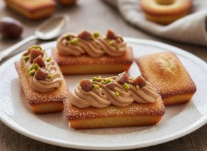 Recette Mini financiers à la crème de marrons : la recette facile et gourmande qui fait craquer tout le monde