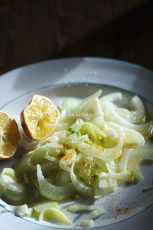 Recette Salade de fenouil au curry et citron meyer