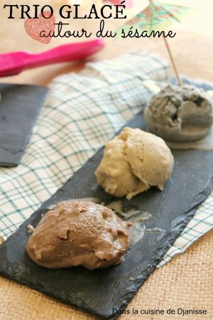 Recette Trio glacé autour du sésame – Vegan