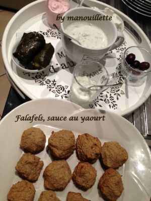 Recette Falafels, sauce au yaourt