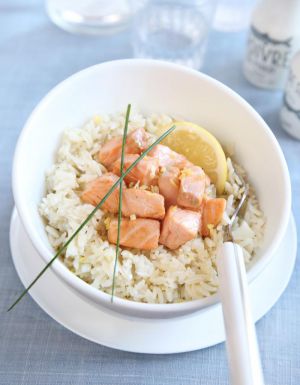 Recette Saumon au riz COOKEO