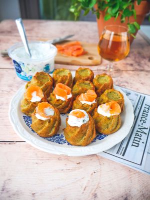 Recette Amuses bouche au pesto et au saumon fumé