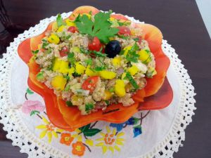 Recette Salade de quinoa.....سلطة الكينوا