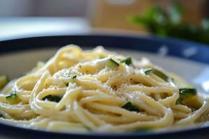 Recette Découvrez les spaghettis alla Nerano : la surprenante recette italienne aux courgettes qui change tout