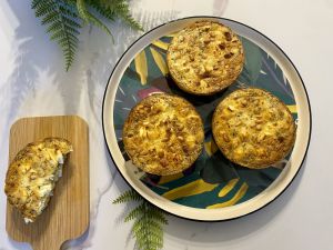 Recette Quiches sans pâte aux poireaux et à la feta