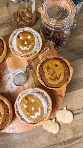 Recette Tarte au butternut pour Halloween