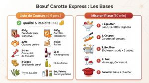 Recette Bœuf carotte : le secret d’un plat mijoté fondant
