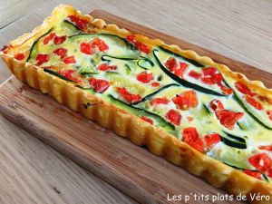 Recette Quiche au roquefort et à la courgette