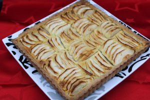 Recette Tarte amandine aux pommes