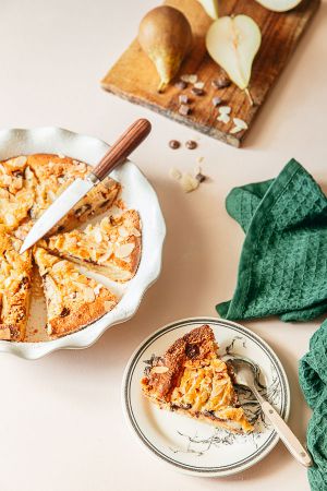 Recette Moelleux poires et pépites de chocolat