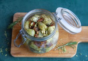 Recette Petits cœurs d’artichauts aux aromates