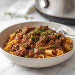 Recette Crock Pot Beef and Noodles