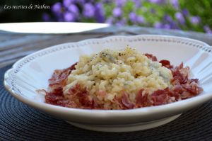 Recette Risotto au gorgonzola et à la pancetta