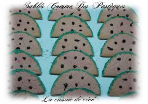 Recette Sablés Comme Des Pastèques